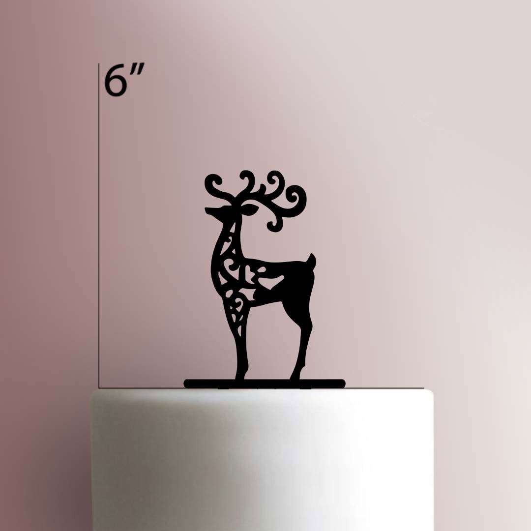 Reindeer- Acrylic Cake Topper
