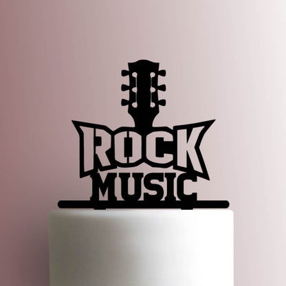 Rock Music - Acrylic Cake Topper