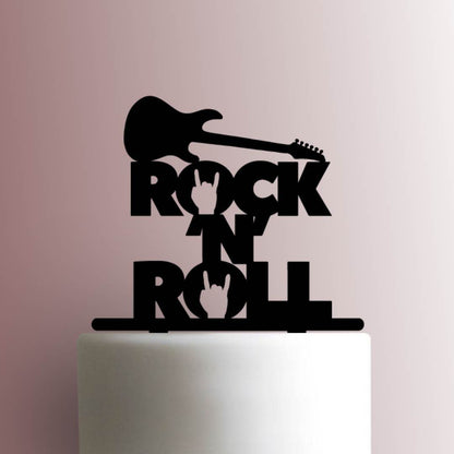 Rock N Roll - Acrylic Cake Topper