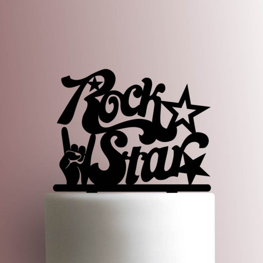 Rock Star - Acrylic Cake Topper