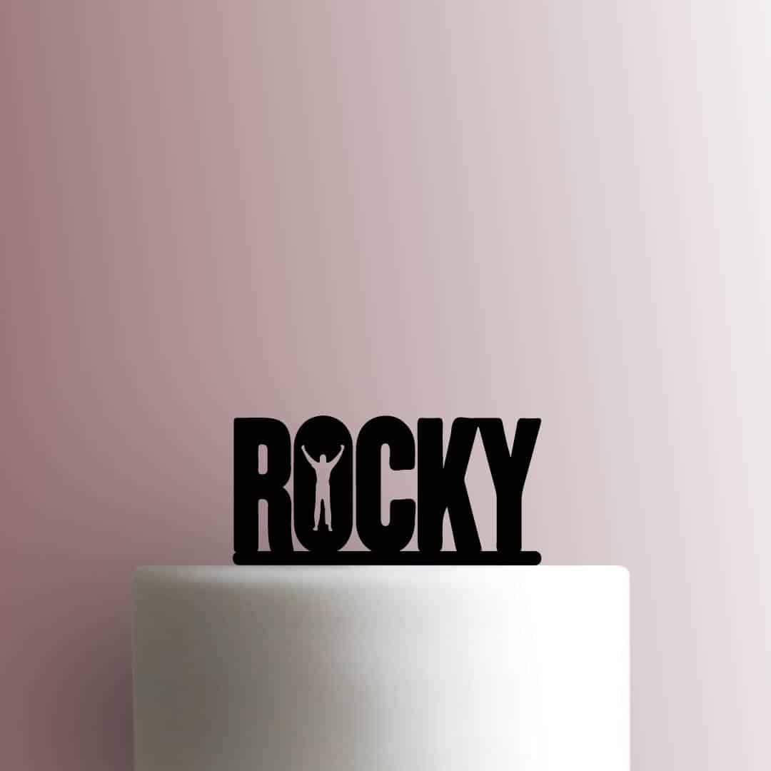 Rocky Logo - Acrylic Cake Topper