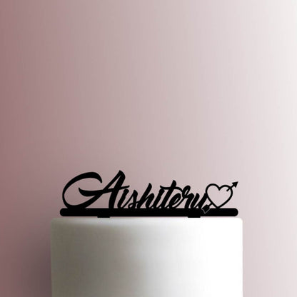 Romanized Japanese I Love You- Acrylic Cake Topper