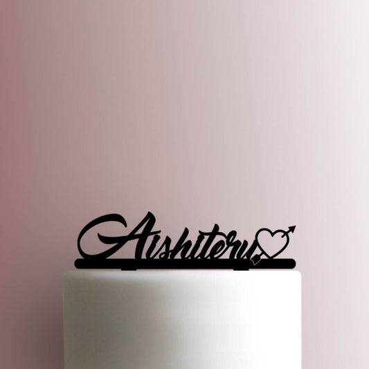 Romanized Japanese I Love You- Acrylic Cake Topper