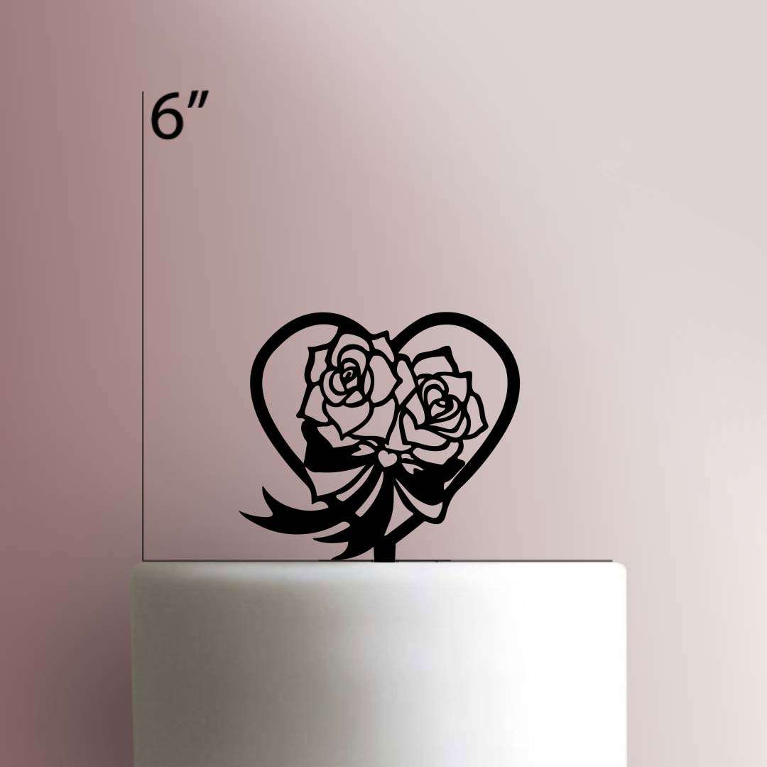 Roses- Acrylic Cake Topper