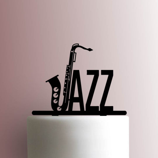 Saxophone Jazz - Acrylic Cake Topper