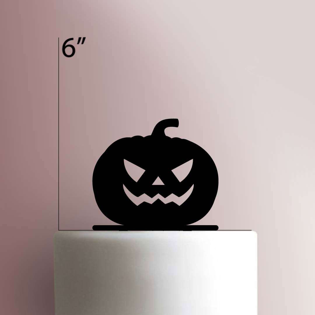 Halloween ? Scary Pumpkin- Acrylic Cake Topper