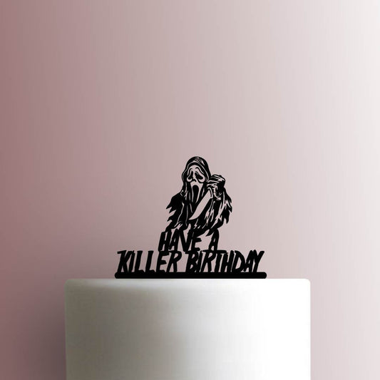 Scream ? Ghostface Have A Killer Birthday - Acrylic Cake Topper