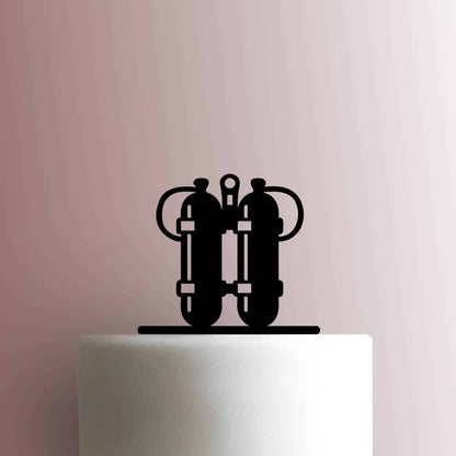 Scuba Tanks - Acrylic Cake Topper
