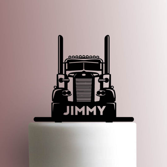 Semi Truck - Acrylic Cake Topper
