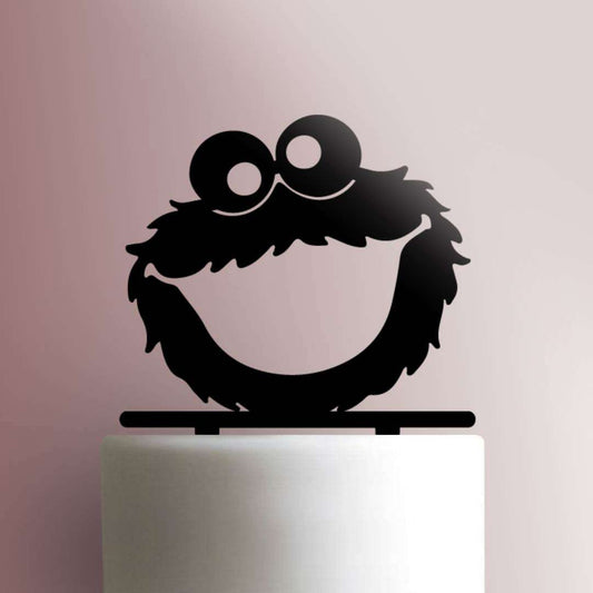 Sesame Street ? Cookie Monster- Acrylic Cake Topper