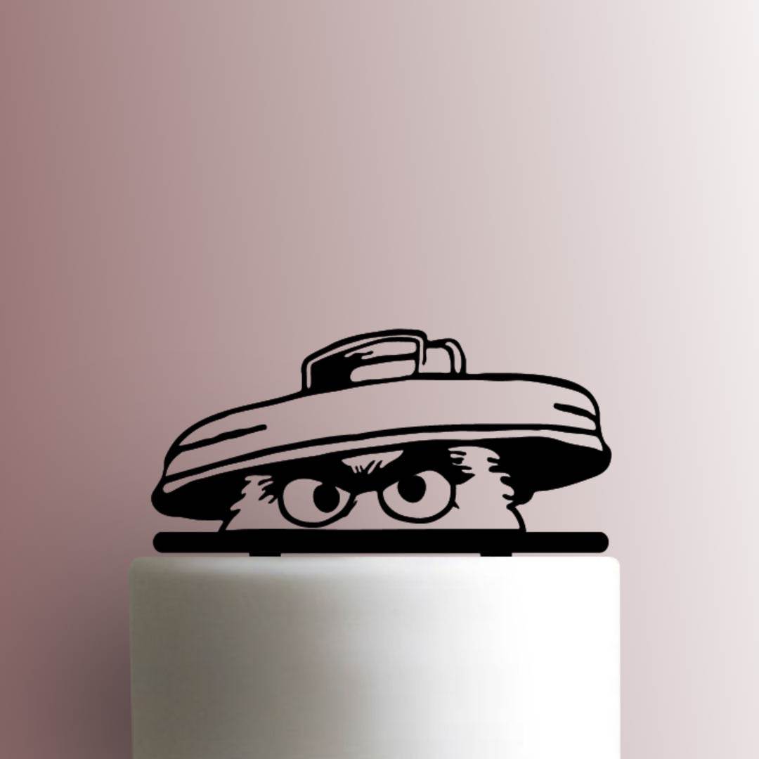 Sesame Street ? Oscar the Grouch - Acrylic Cake Topper