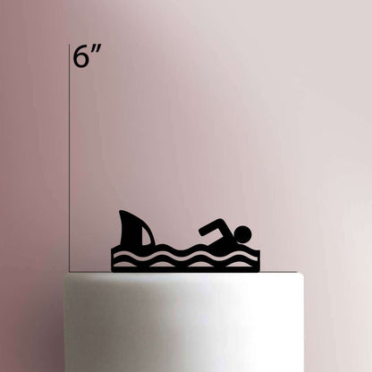 Shark Attack- Acrylic Cake Topper