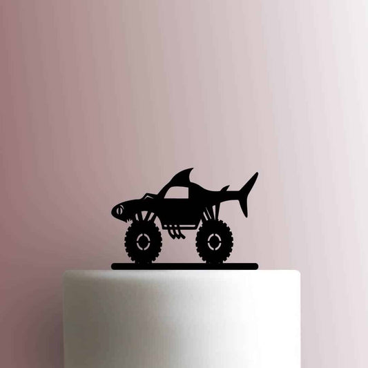 Shark Monster Truck - Acrylic Cake Topper