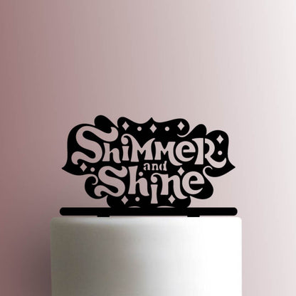 Shimmer and Shine Logo - Acrylic Cake Topper