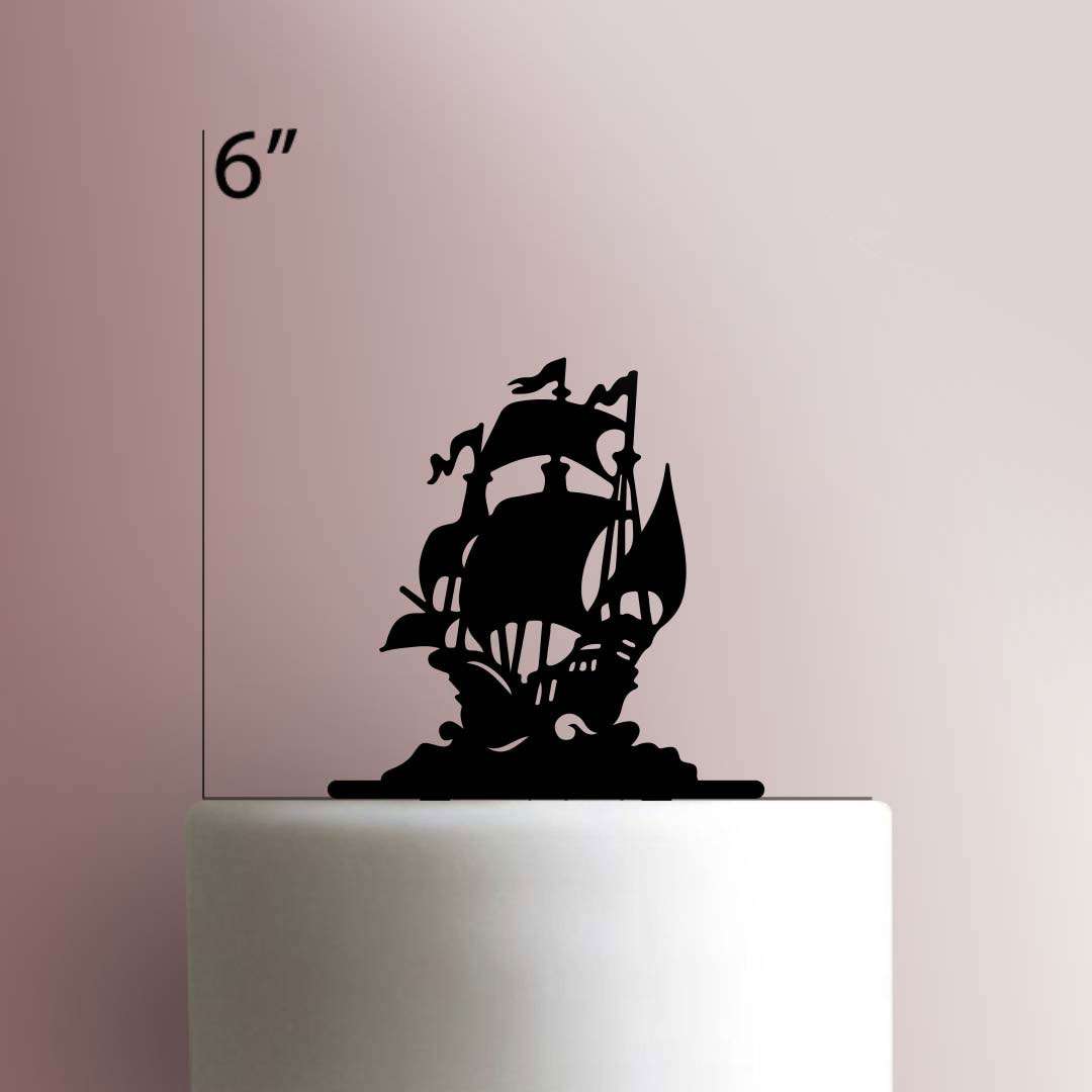 Ship- Acrylic Cake Topper