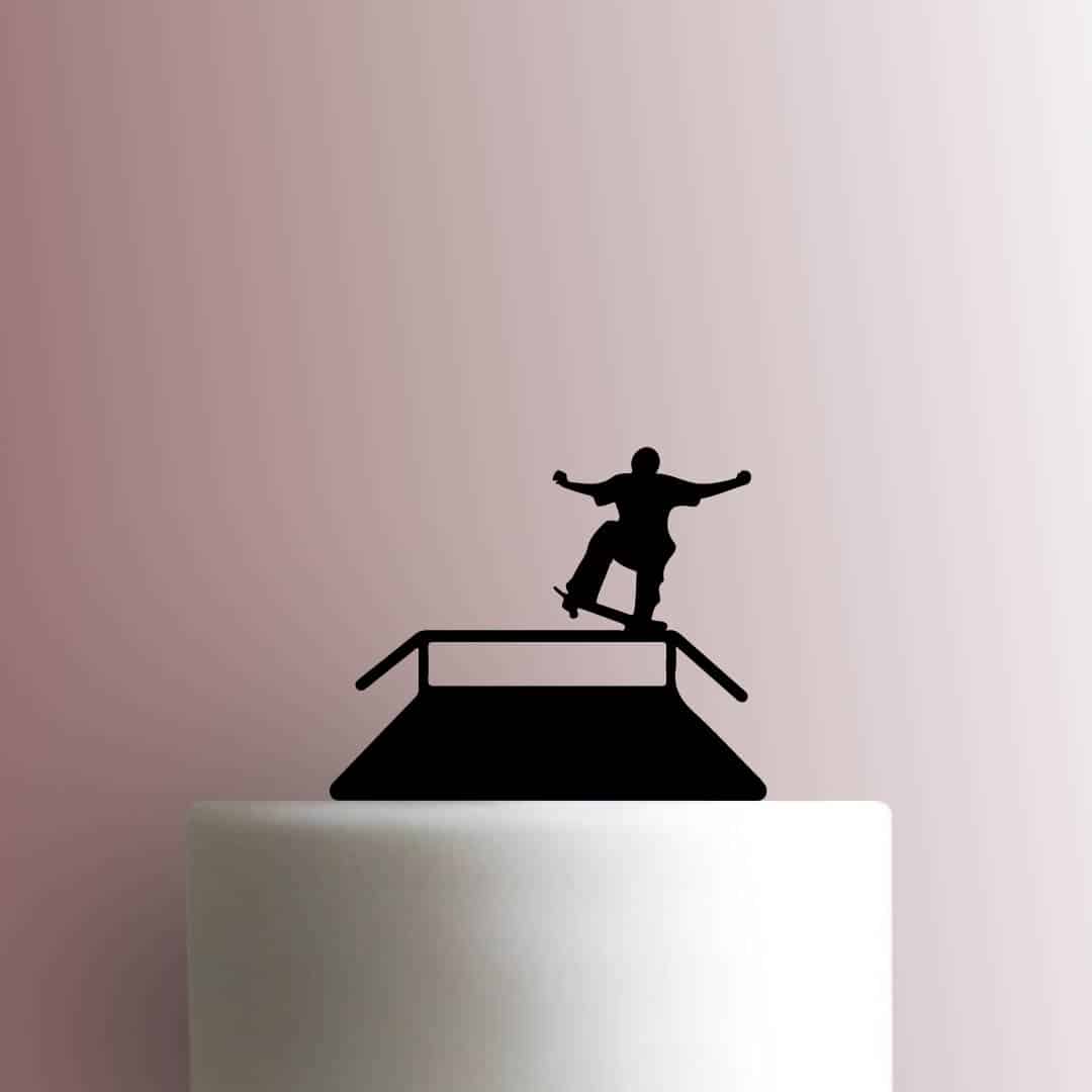 Skateboarding - Acrylic Cake Topper
