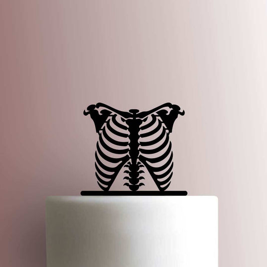 Skeleton Rib Cage - Acrylic Cake Topper