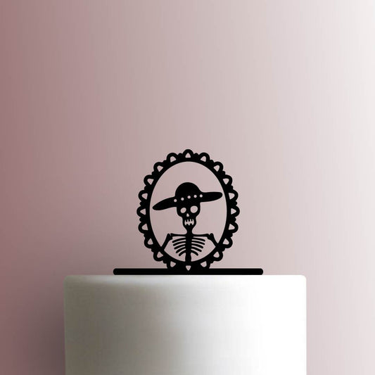 Skeleton in Frame - Acrylic Cake Topper