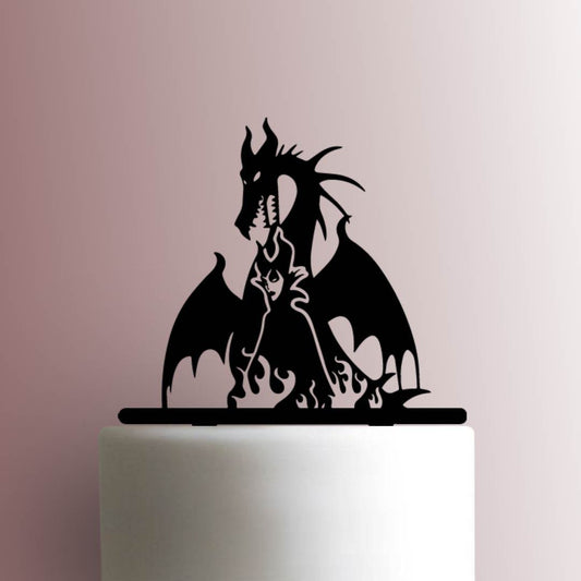 Sleeping Beauty ? Maleficent and Dragon Body - Acrylic Cake Topper