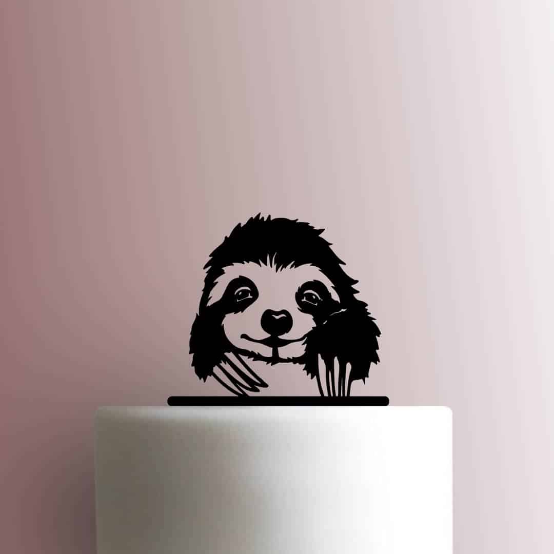 Sloth - Acrylic Cake Topper