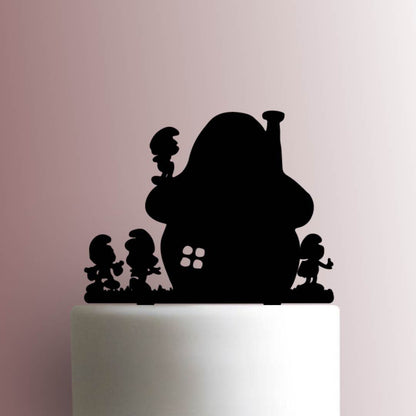 The Smurfs - Acrylic Cake Topper