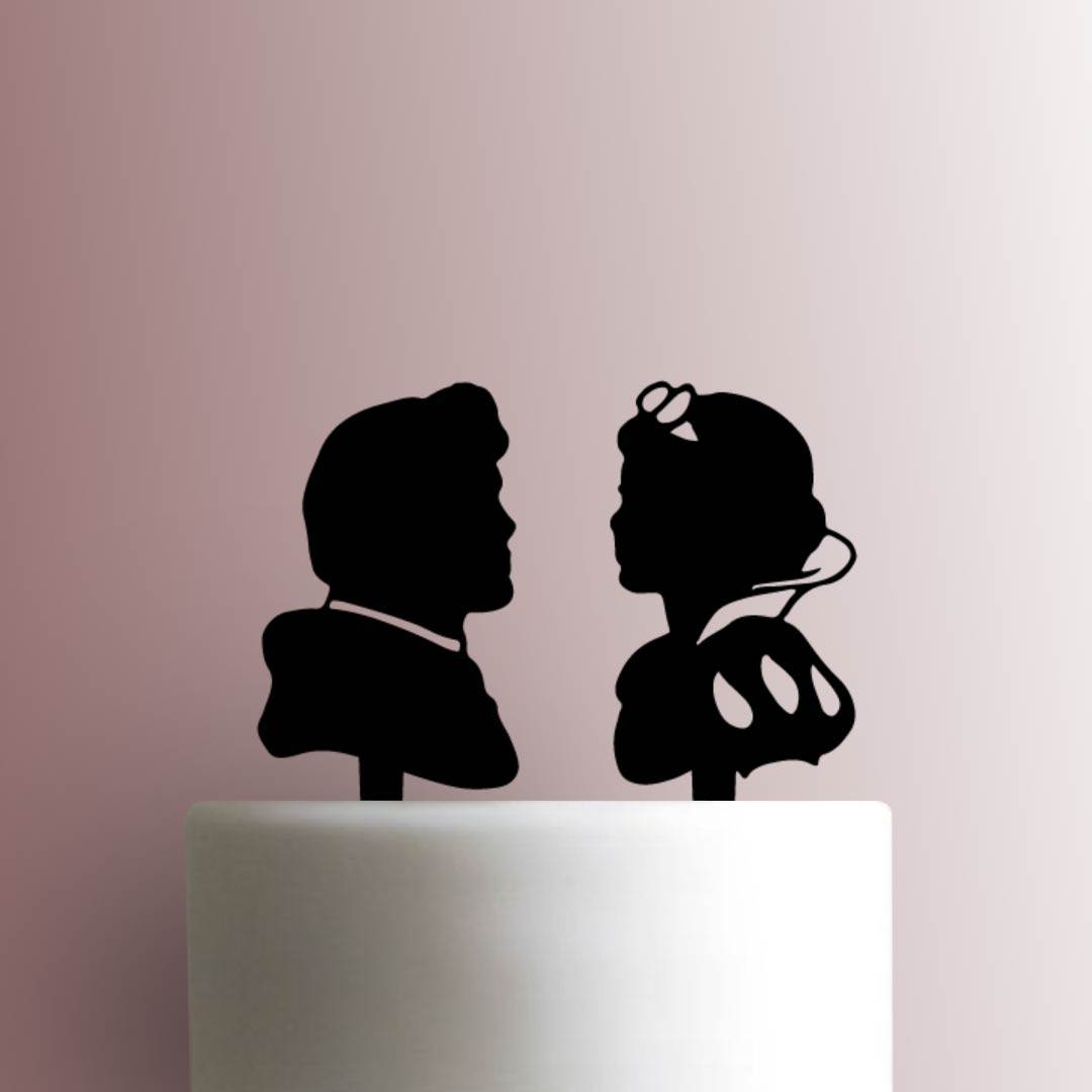 Snow White and the Seven Dwarfs ? Snow White and the Prince - Acrylic Cake Topper