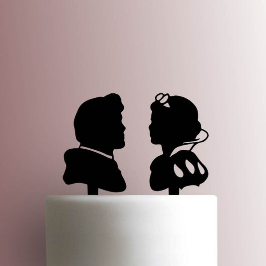 Snow White and the Seven Dwarfs ? Snow White and the Prince - Acrylic Cake Topper