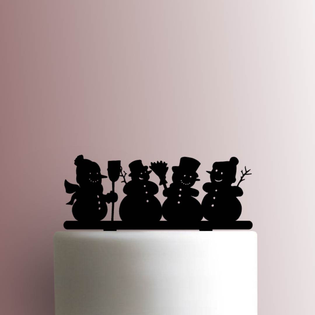 Christmas ? Snowmen - Acrylic Cake Topper