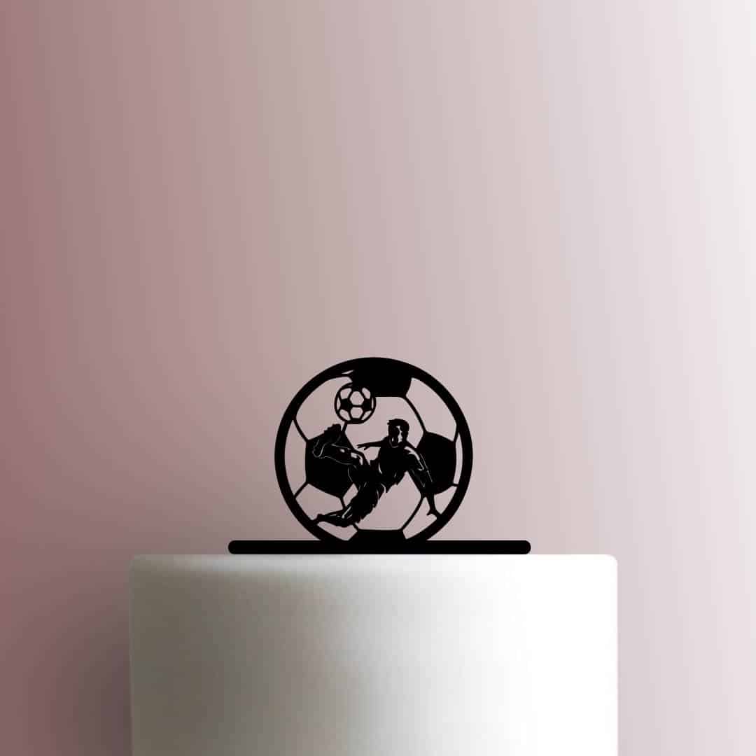 Soccer - Acrylic Cake Topper