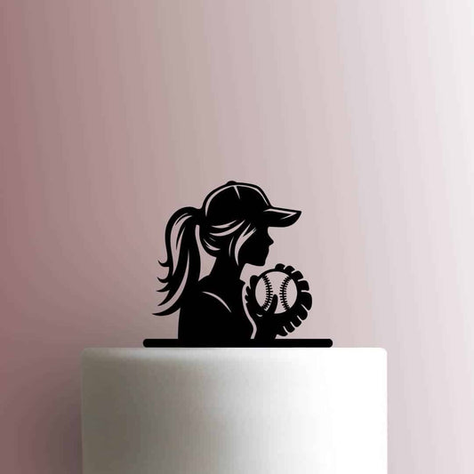 Softball - Acrylic Cake Topper