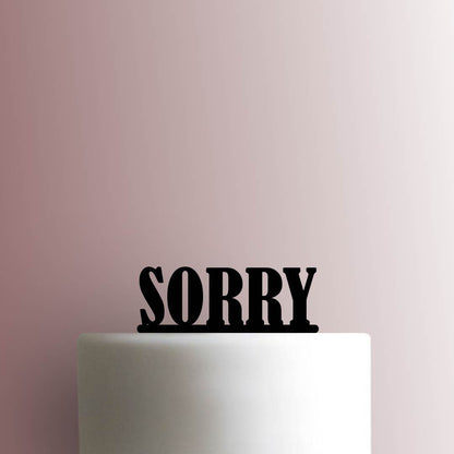 Sorry - Acrylic Cake Topper