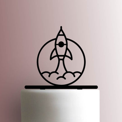 Space Shuttle Launch - Acrylic Cake Topper