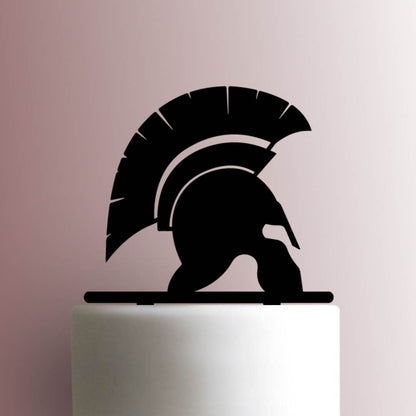 Spartan Soldier Helmet - Acrylic Cake Topper