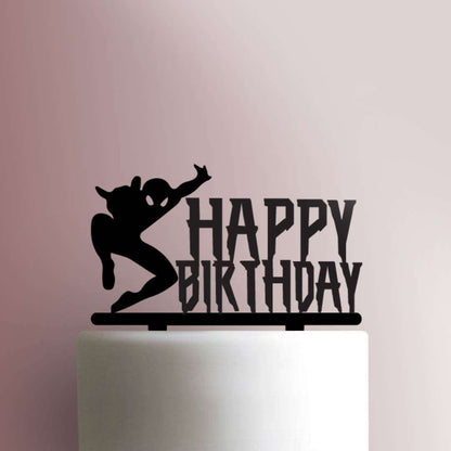 Spiderman Happy Birthday- Acrylic Cake Topper