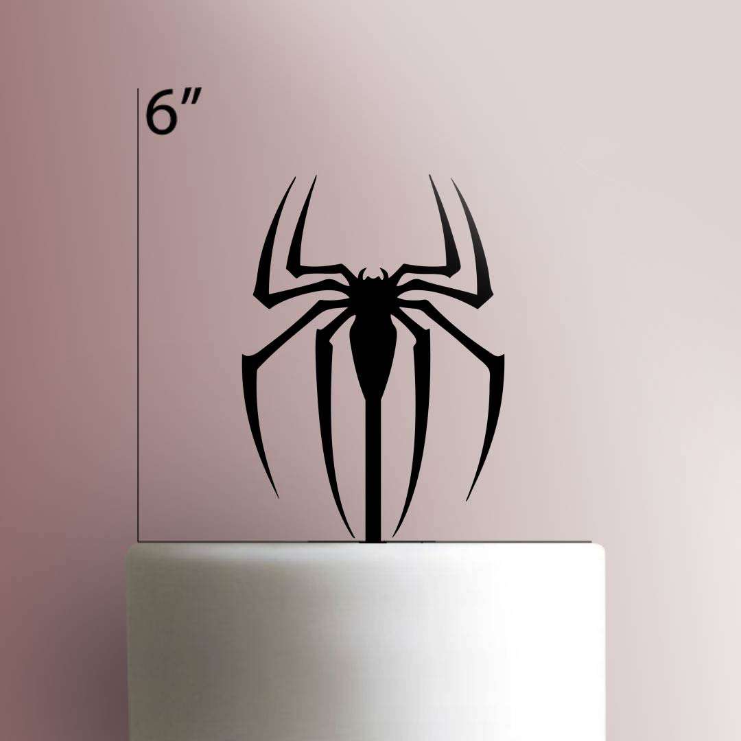 Spiderman Logo- Acrylic Cake Topper