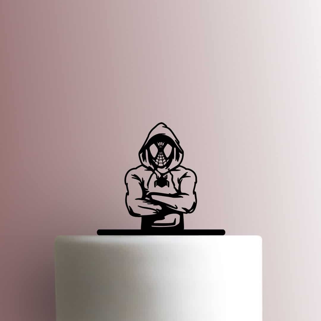 Spiderman in Sweater - Acrylic Cake Topper
