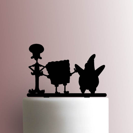 Spongebob Squarepants Gang - Acrylic Cake Topper