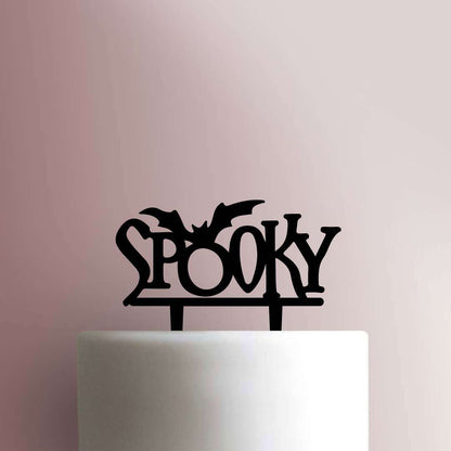 Halloween ? Spooky- Acrylic Cake Topper