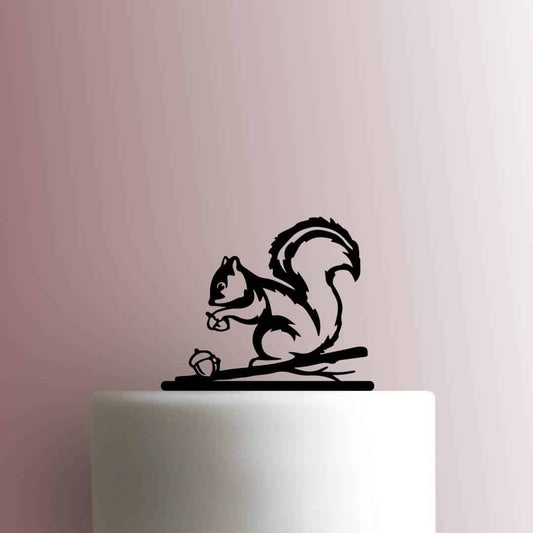 Squirrel on Branch - Acrylic Cake Topper