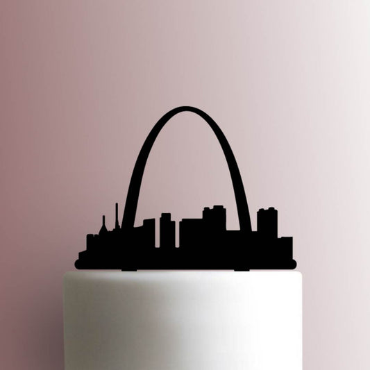 St Louis Skyline - Acrylic Cake Topper
