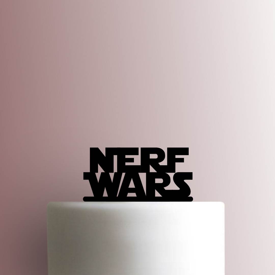 Star Wars ? Nerf Wars - Acrylic Cake Topper