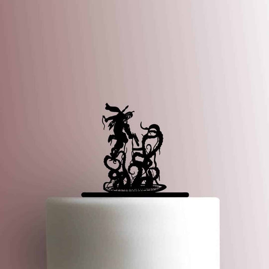 Star Wars ? The Mandalorian ? Boba Fett Fighting - Acrylic Cake Topper