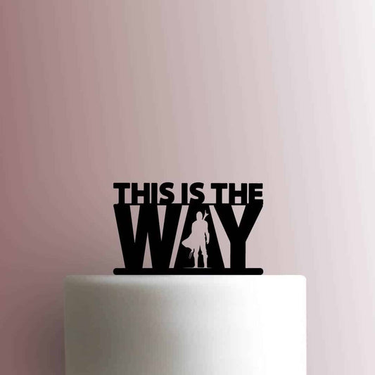 Star Wars The Mandalorian ? This is the Way - Acrylic Cake Topper