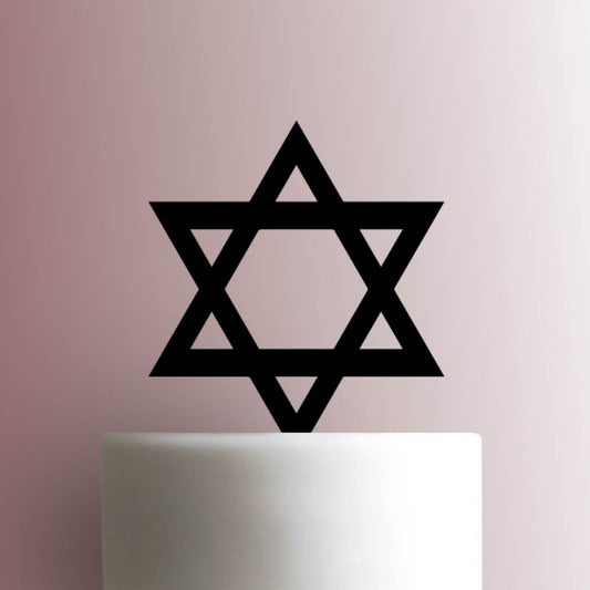 Star of David - Acrylic Cake Topper
