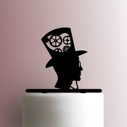 Steampunk Head - Acrylic Cake Topper