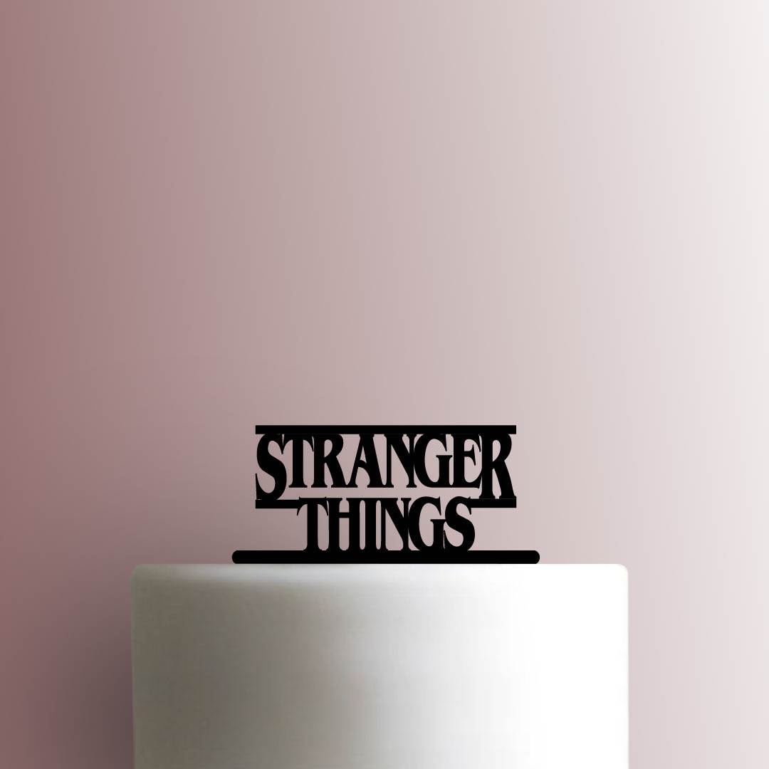 Stranger Things - Acrylic Cake Topper