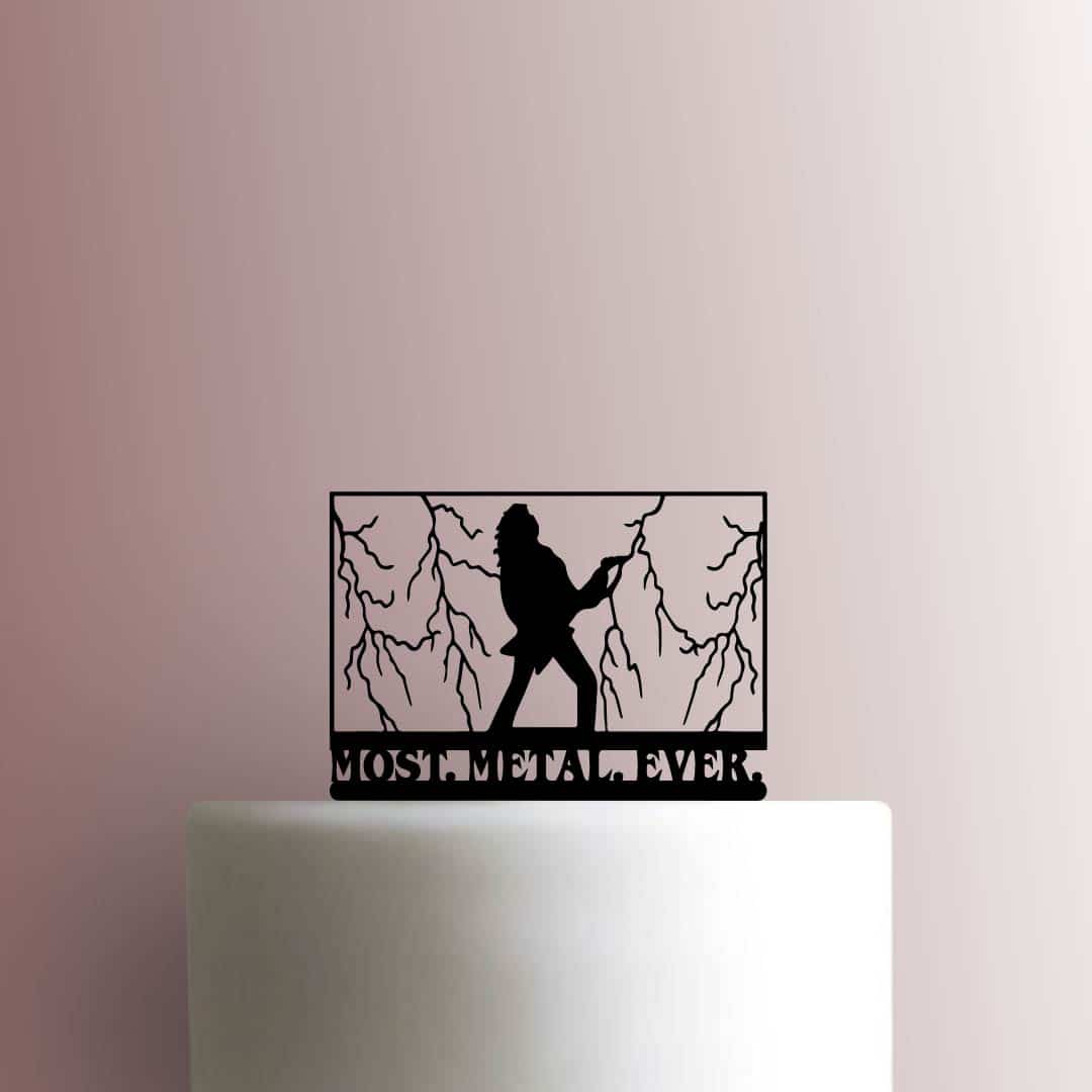 Stranger Things ? Eddie Most Metal Ever - Acrylic Cake Topper