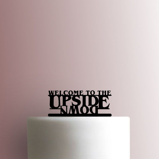 Stranger Things ? Welcome to the Upside Down - Acrylic Cake Topper