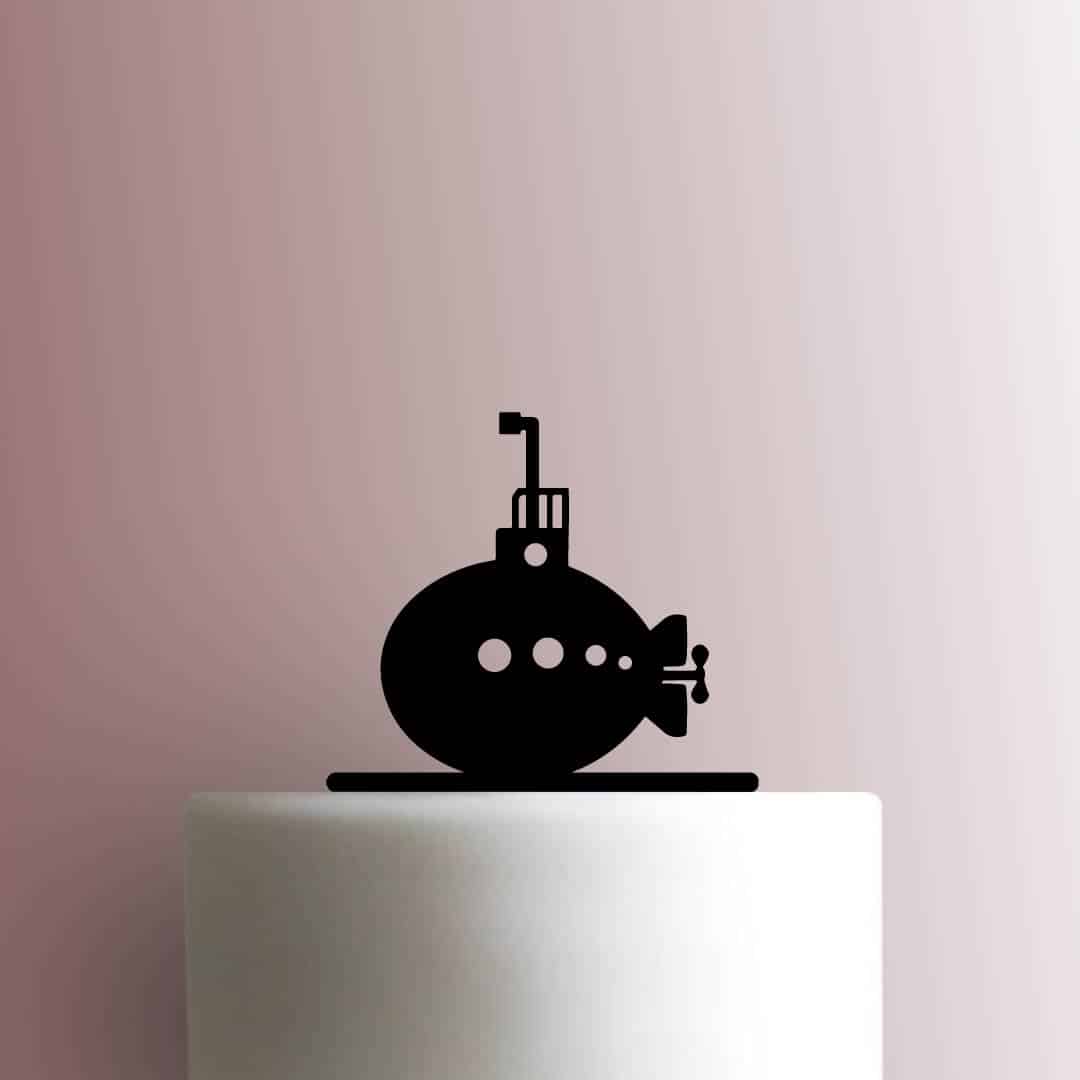 Submarine - Acrylic Cake Topper