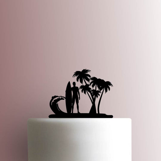 Surfing Day - Acrylic Cake Topper